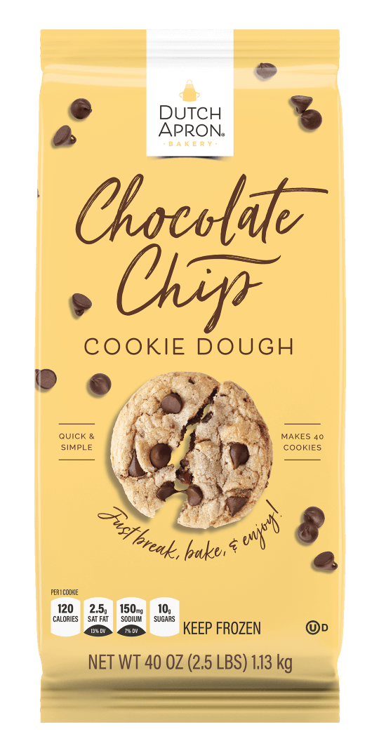 Chocolate Chip cookie dough packaging