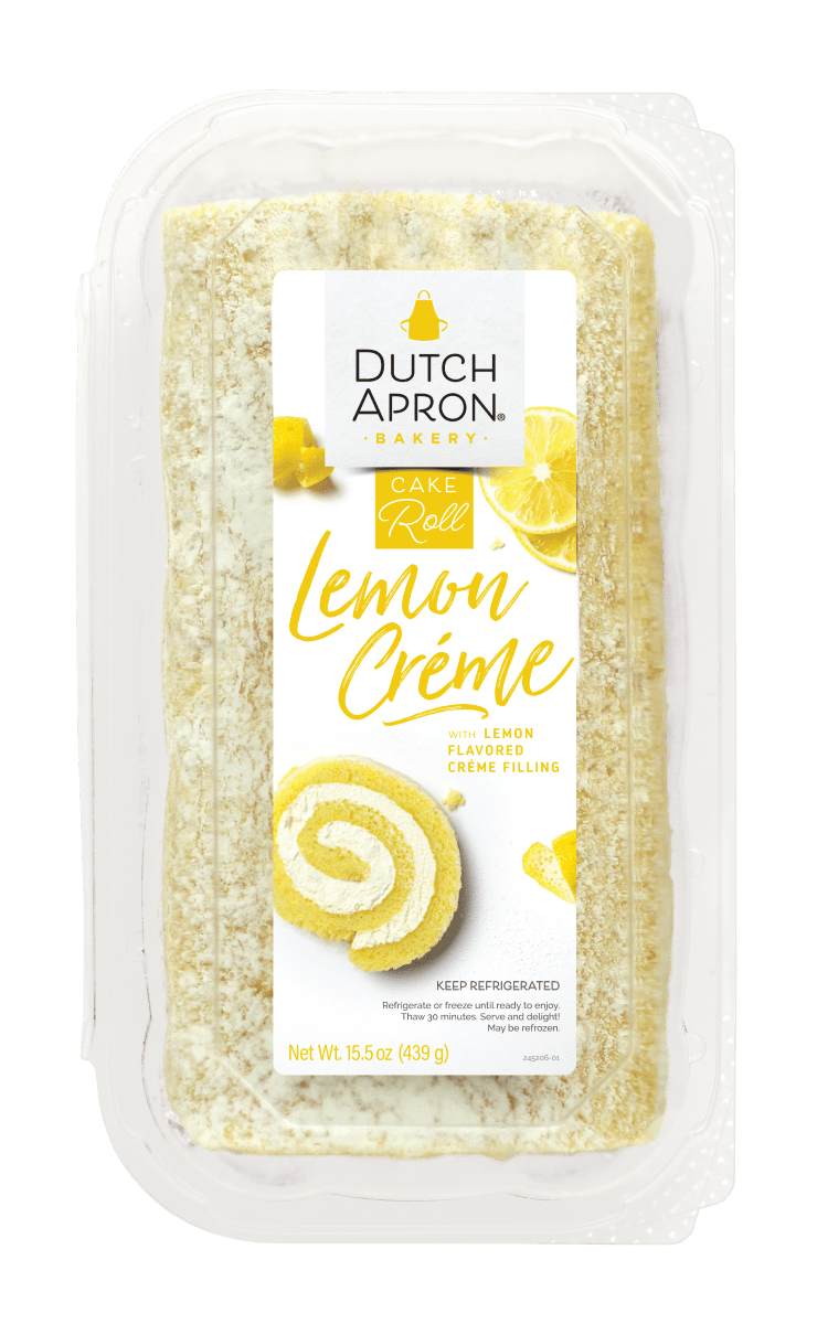 Lemon Creme clamshell with label
